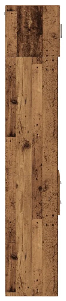 Faliszekrény Régi Fa 30x42.5x225 cm Műanyag