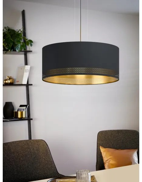 Eglo 99274 - Csillár zsinóron ESTEPERRA 3xE27/40W/230V
