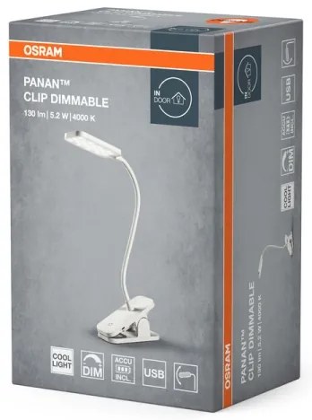 Osram - LED dimmelhető, érintésvezérlésű asztali lámpa PANAN LED/5,2W/5V 1200 mAh