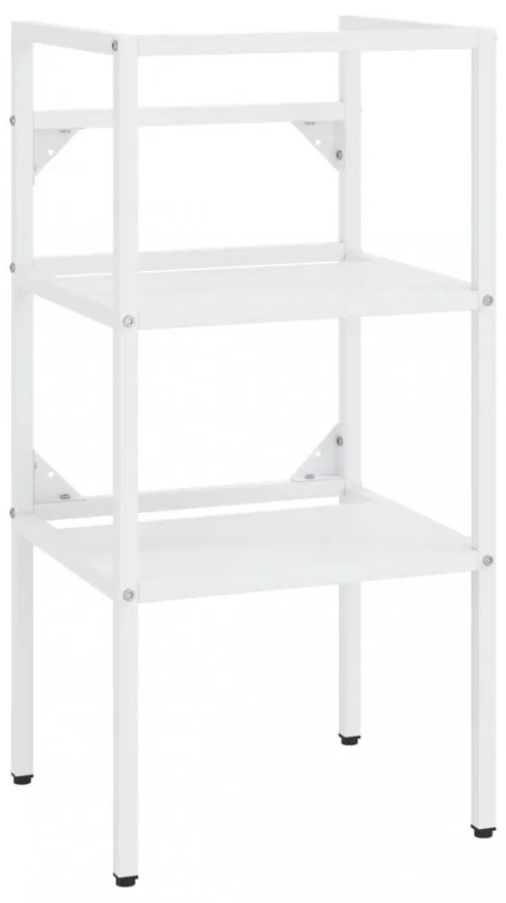 fehér vas fürdőszobai mosdókagylókeret 40 x 38 x 83 cm