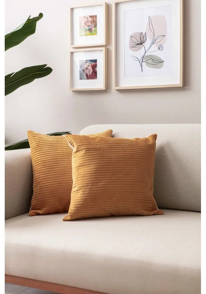 Kordbársony párnahuzat szett 2 db-os 43x43 cm – Mioli Decor