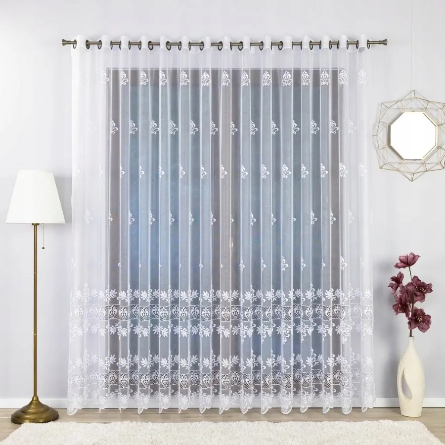 Függöny Kész Díszek Jacquard Átvezetők 450X190