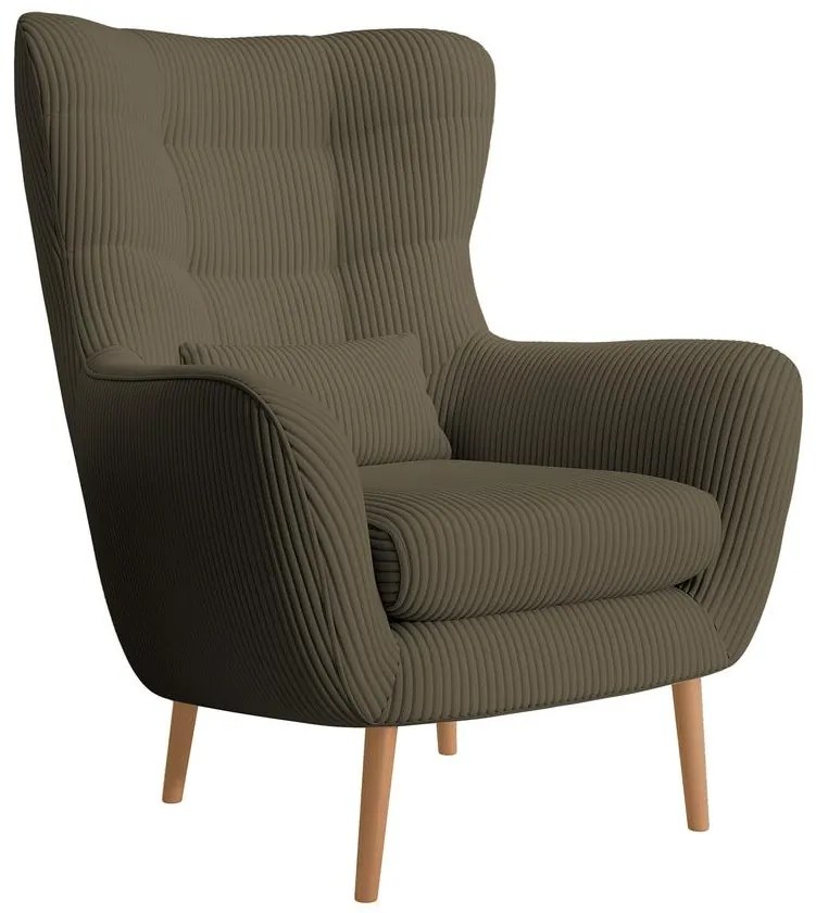 Fotel lábtartóval Veneza VZ2 (oliva + bükk). 1099399