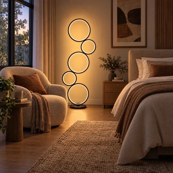 BRILAGI - LED állólámpa ECHO LED/36W/230V 4000K 110 cm fekete