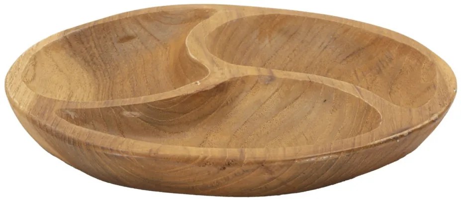 Tálca 3 részes teak ø 25,5x3cm