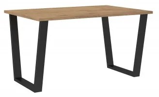 Étkezőasztal Carol 185x67 (lancelot tölgy) (4-6 fő részére). 1033069