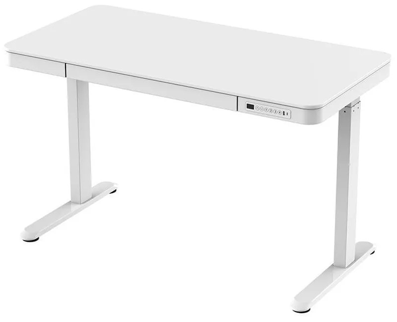 VELSEN íróasztal elektromos magasságállítással, vezérlőpanellel 120x60 cm fehér