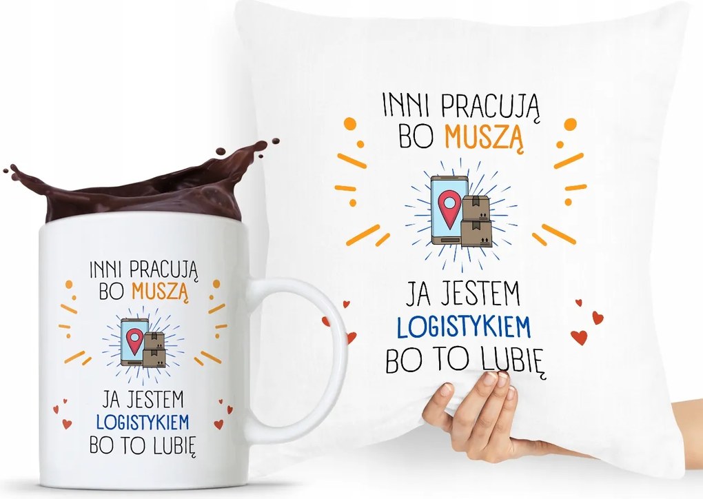 Logisztikai Szett Párna Bögre Ajándék fényképes nyomtatással