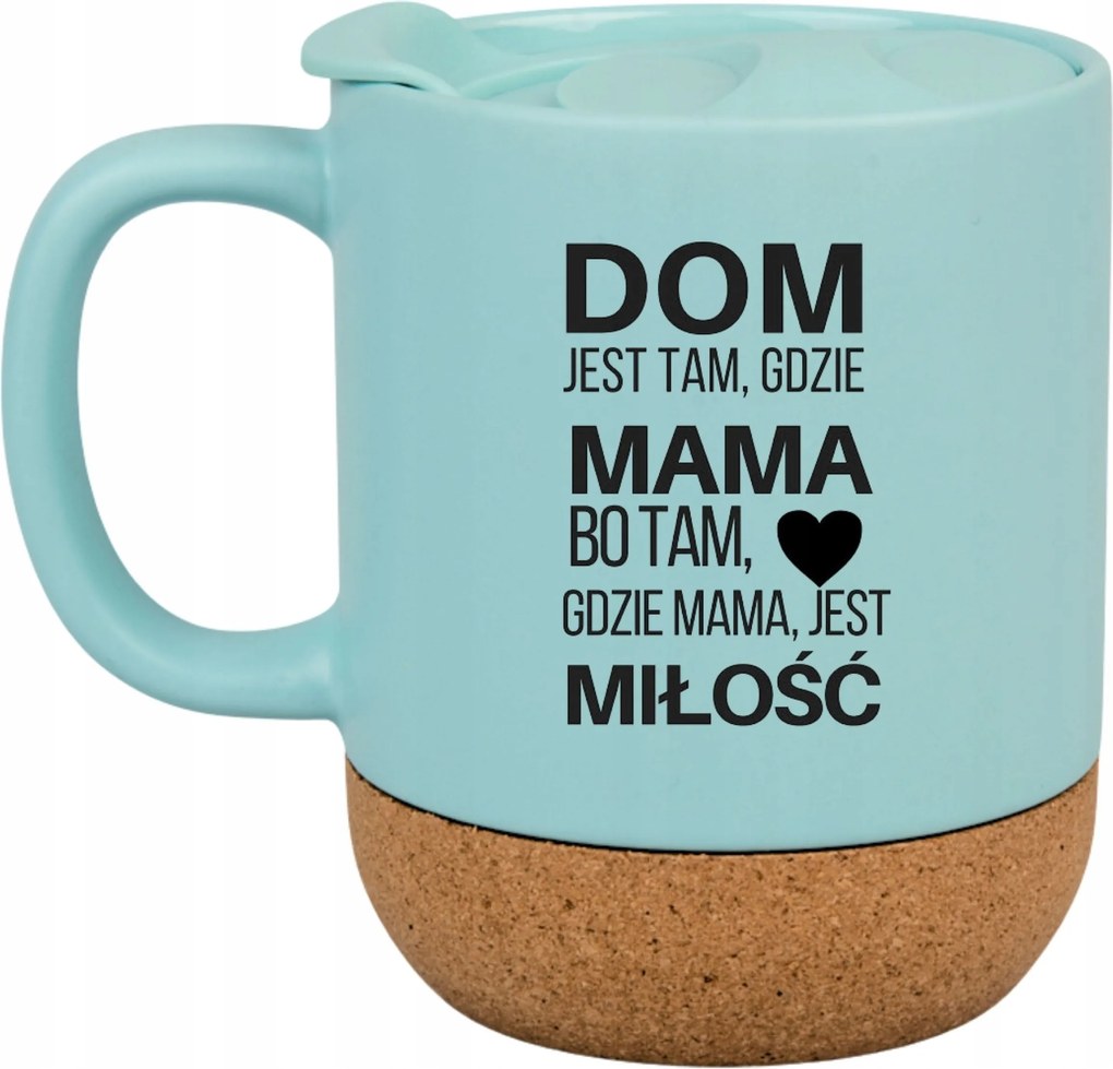 Bögre Kék Sláger Ajándék Vicces Nap Anya Otthon Ott Ahol Anya