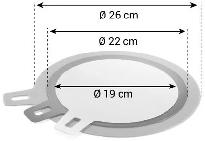 Tescoma DELÍCIA alátétek tortakészítéshez, 3 db