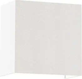 RENDL LOPE W 25/14 nástěnná Polycotton bílá/bílé PVC 230V LED E27 15W