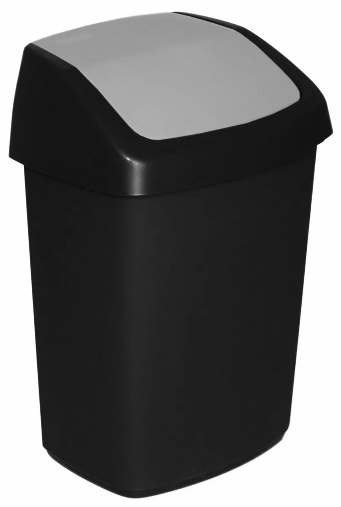 Curver Swing szemeteskosár, fekete, 15 L,  , 15 l