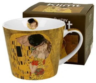 Porcelánbögre 600ml, dobozban Klimt: The Kiss