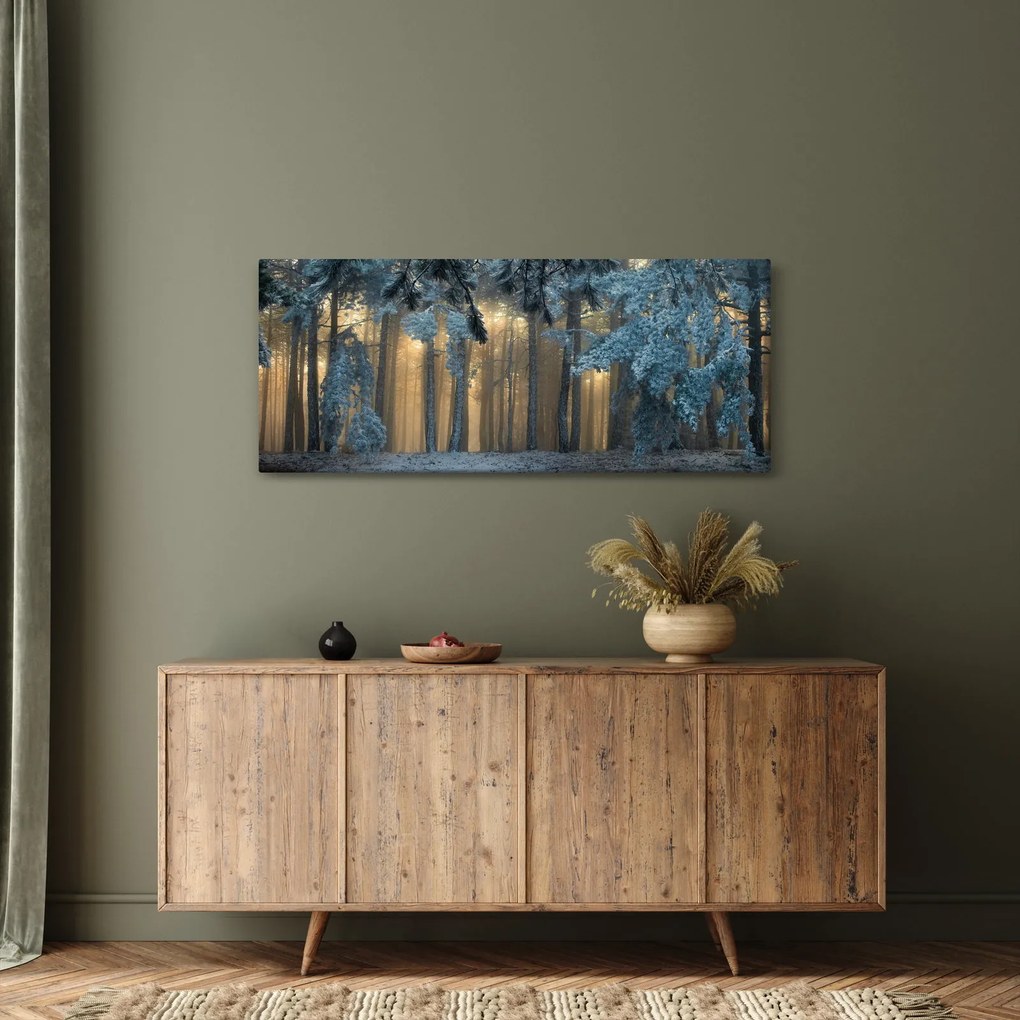 A havas erdő képe (120x50 cm)
