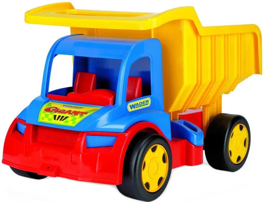 Billenős teherautó TRUCK WADER 55 cm sárga/kék/piros