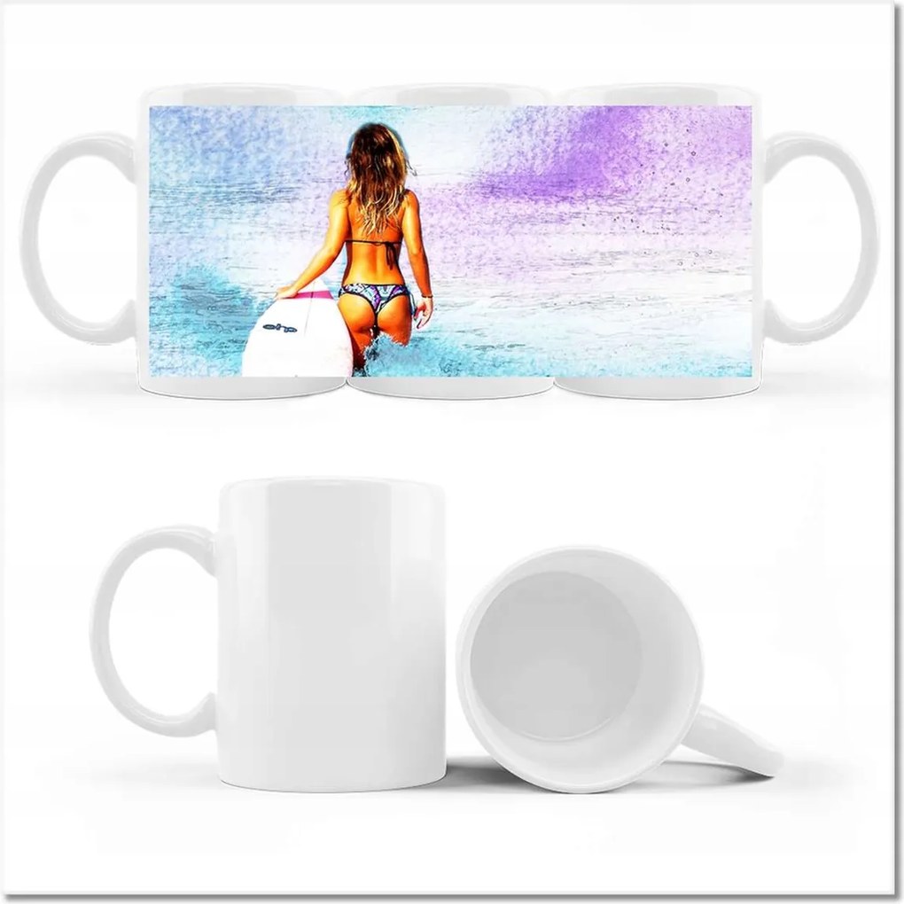 Fotó bögre Szörfös