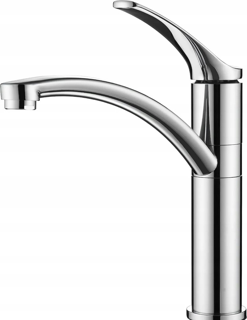 Konyhai csaptelep forgatható Cobbe kifolyócsővel, magasság 223 mm, krómozott