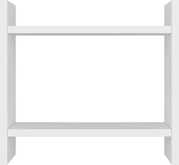 Konyhai fűszertartó polc, fehér, 34x30x10 cm