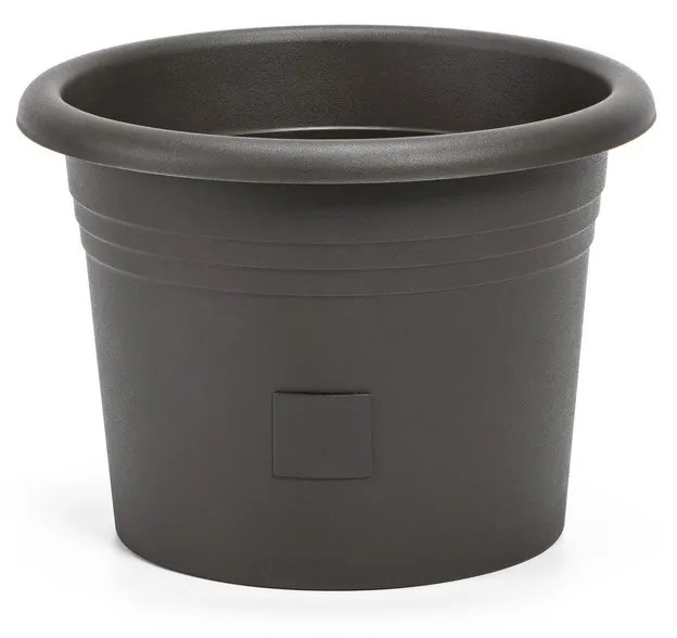 Plastia Narza öntözőedény 35 cm átmérőjű, antracitszínű, 35 cm átmérőjű