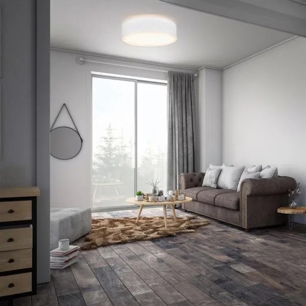 Mennyezeti lámpa 2xE27/40W/230V átm. 38 cm fehér