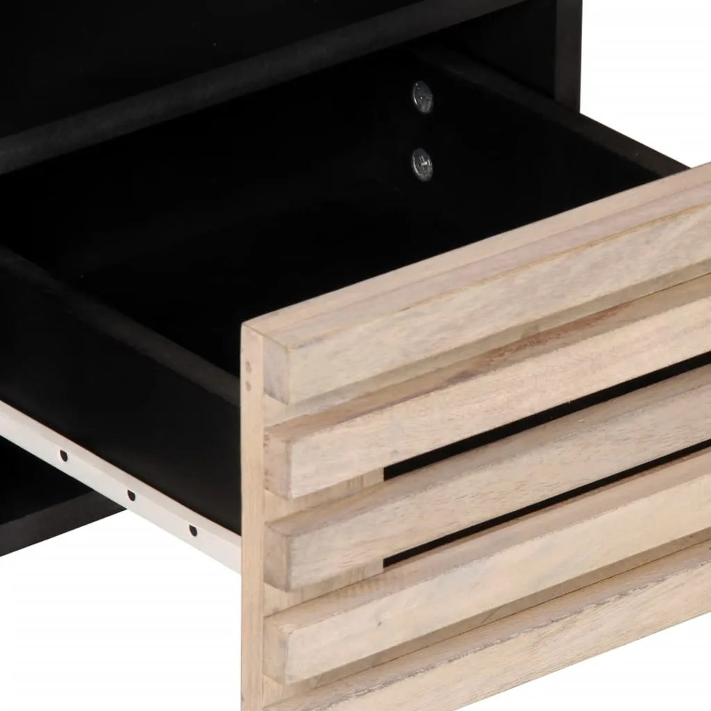 tömör mangófa TV-szekrény 100 x 34 x 46 cm