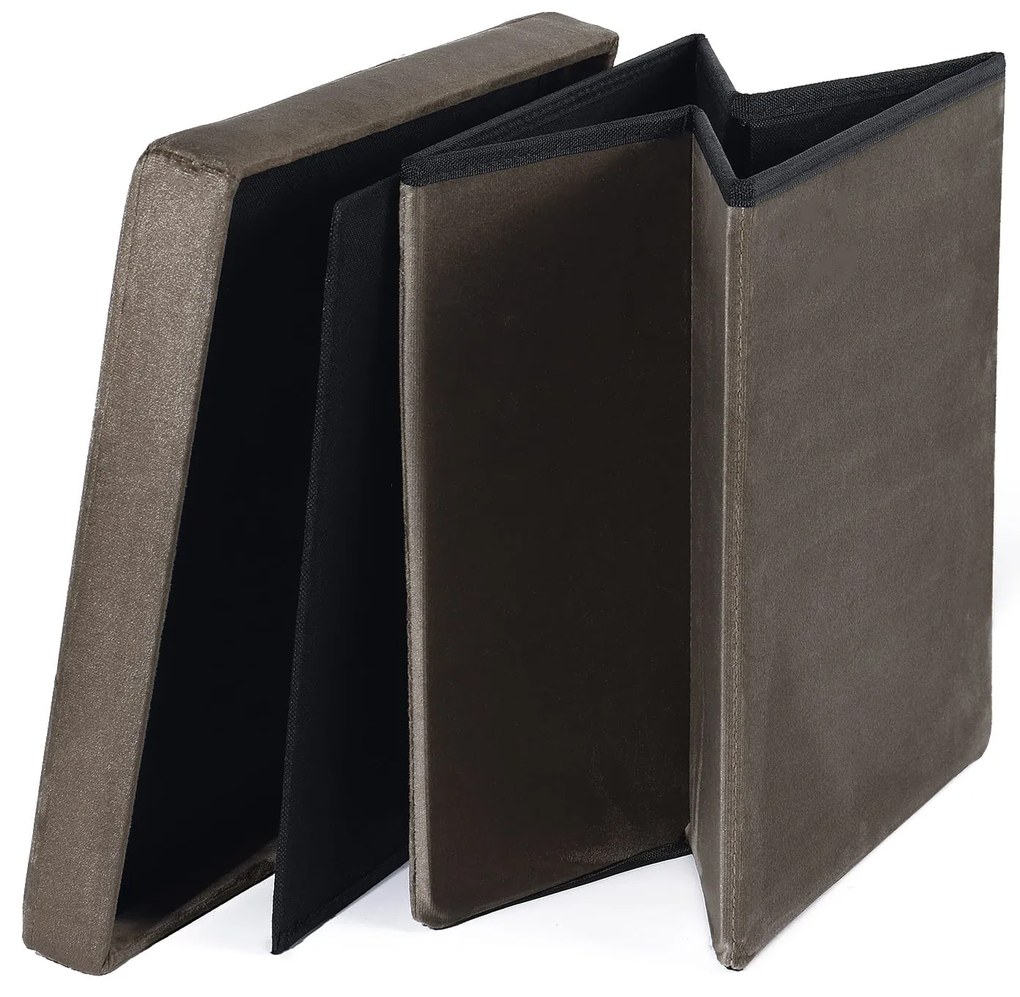 Barna összecsukható kialakítás ZAREX VELVET L