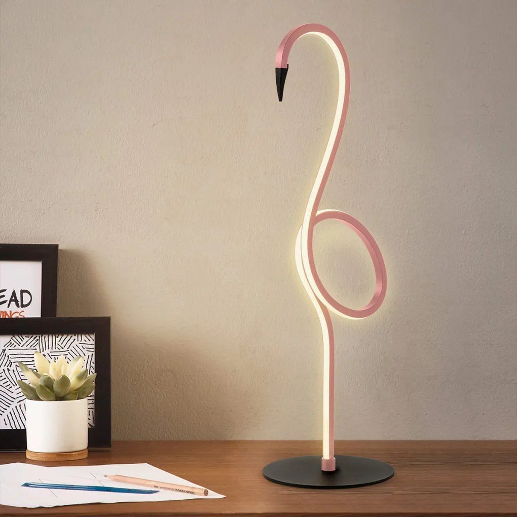 Elstead Lighting Flamingo FLAMINGO-TL-PNK Asztali lámpa 1x6 W /LED 3000 K 420 lm