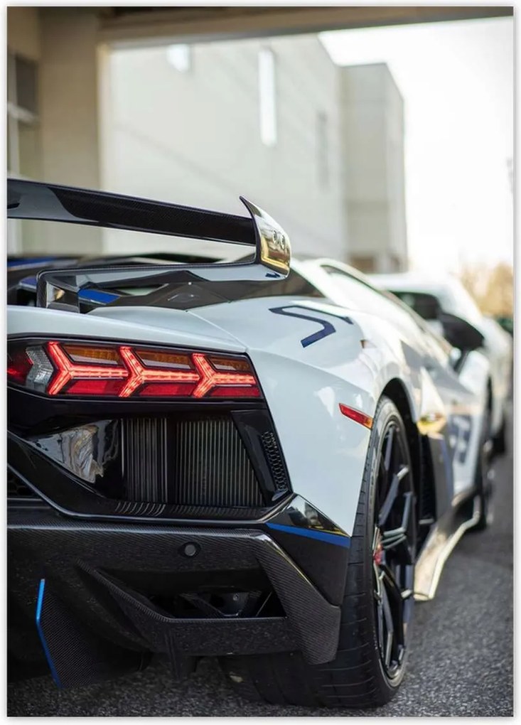 Poszterek 50x70 Sportautó hátulja