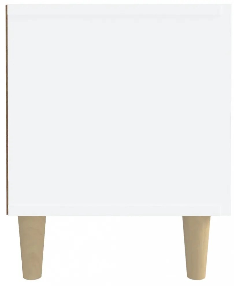 fehér szerelt fa TV-szekrény 180 x 31,5 x 40 cm