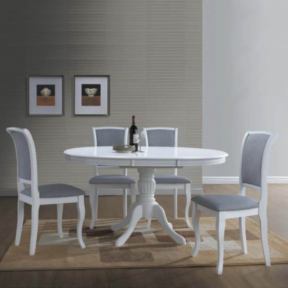 Olivia Bővíthető Étkezőasztal 106-141cm Fehér