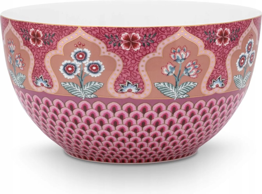 Miska Flower Festival Kagyló Dísz Sötét Rózsaszín PiP Studio, 1500 ml