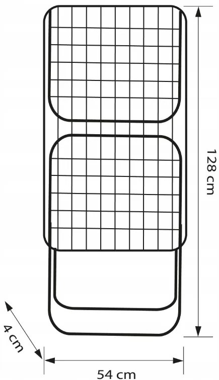 Erga Model 101, ruhaszárító 177x54x91 cm, fehér, ERG-SEP-10SUSSTMOD101