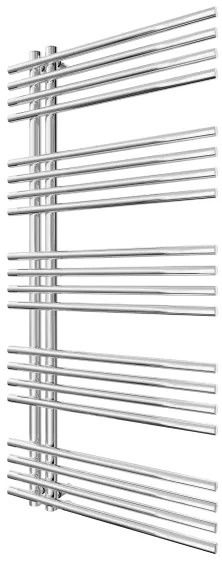 Létras fűtött törölközőtartó INOX 368W/230V 109x53 cm rozsdamentes/fényezett króm
