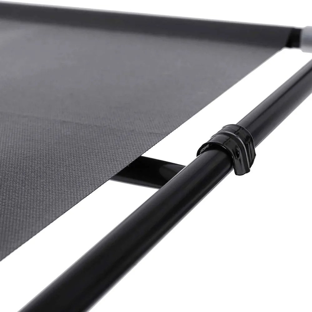 CLOSET hordozható szövet szekrény, gardróbszekrény, 150x175x45cm, szürke SongmicsHome