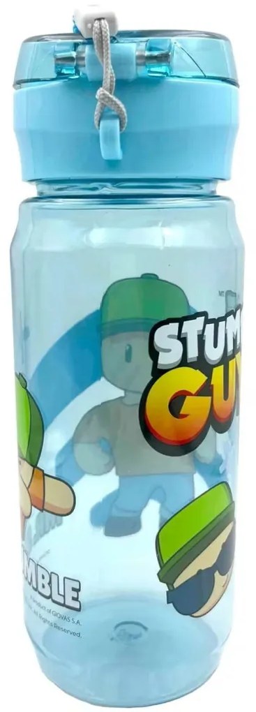 Stumble Guys All Day műanyag kulacs akasztóval 600 ml