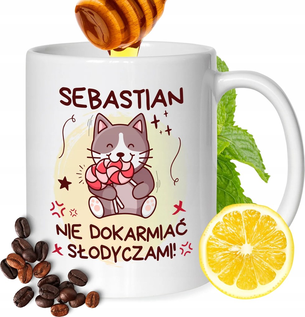 Bögre Sebastian Férj Barátjának Nyomtatott Fehér 330ml