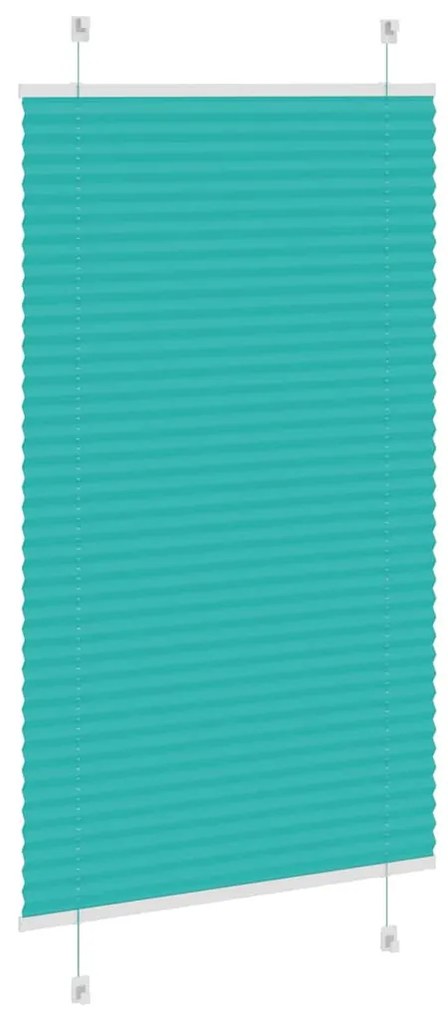 pliszírozott redőny Benzinzöld 75x150 cm szövetszélesség