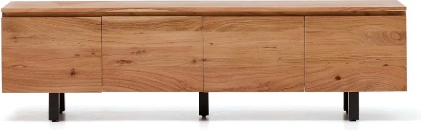 Natúr színű akácfa TV-állvány 200x58x40 cm Uxue – Kave Home