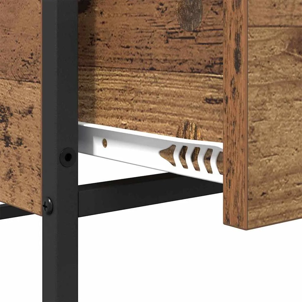 Dohányzóasztal fiókkal Régi fa 100 x 51 x 45 cm Faanyag