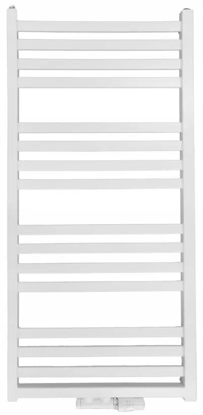 Regnis LOX, fűtőelem 530x1800mm központi csatlakozással 50mm, 765W, világosbarna, LOX180/50/D5/RAL8025