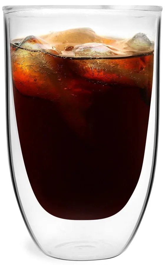 Üveg duplafalú bögre szett lattéhoz 6 db-os 350 ml – Vialli Design