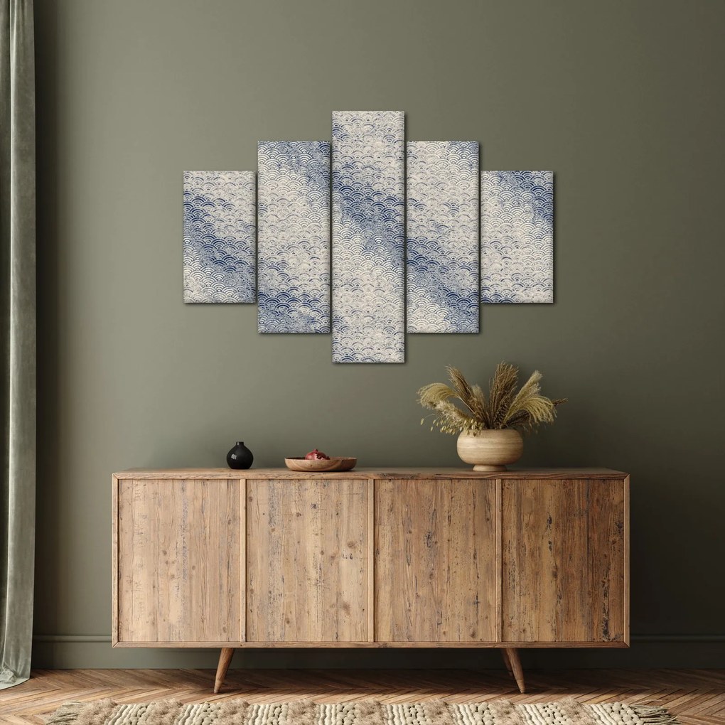Kép - Hullámminta (150x105 cm)