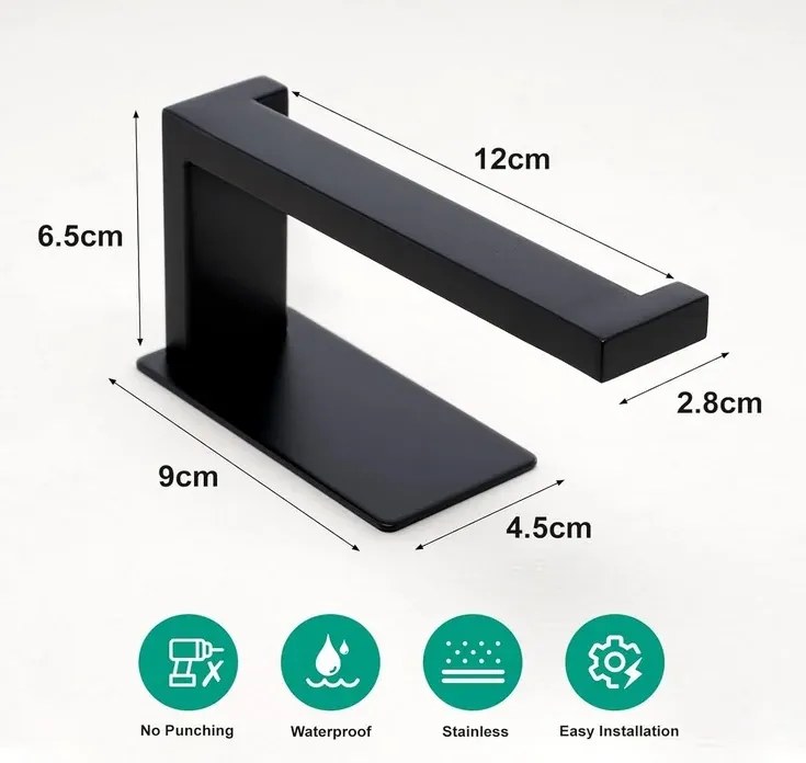 Ruhhy Öntapadós WC-papír tartó - Eowihor