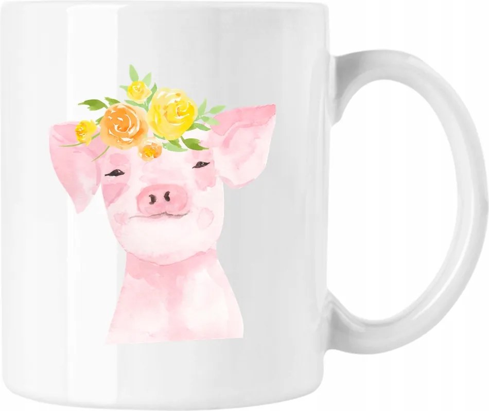 Bögre Malac Kedves Gyerek 8 Fehér 330ml