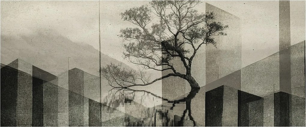 Fotótapéta Flizelin Design Divatos Nyers elegancia 250x104 Ragasztó