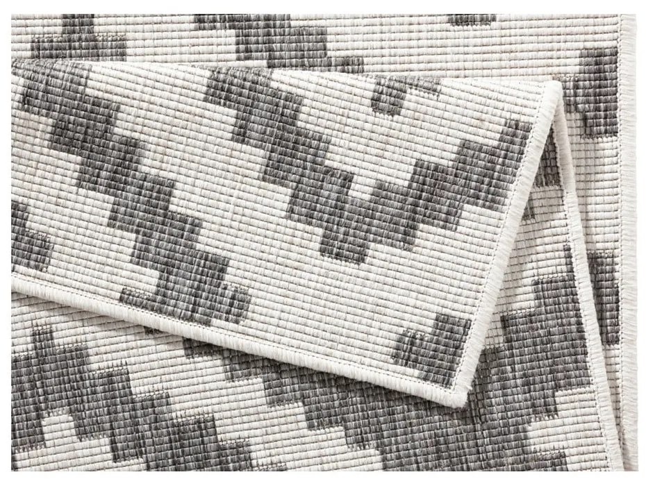 Malta szürke kültéri szőnyeg, 80 x 250 cm - NORTHRUGS
