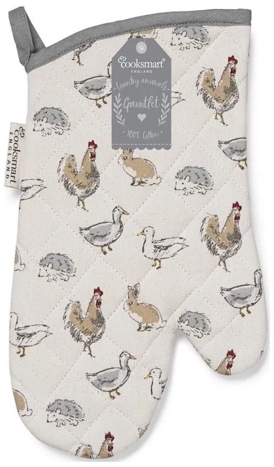 Konyharuha és edényfogó szett 4 db-os Country Animals – Cooksmart ®