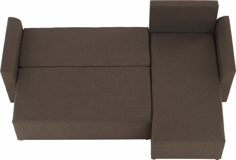 Univerzális ülőgarnitúra, barna, PLAY