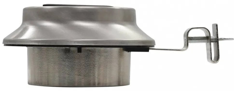 12 db fehér kerek kültéri napelemes LED lámpa 12 cm