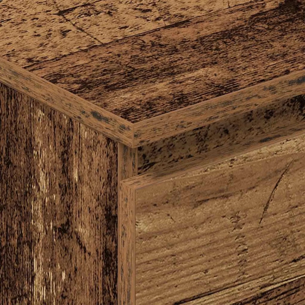 antik fa szerelt fa tálalószekrény 60 x 35 x 98,5 cm